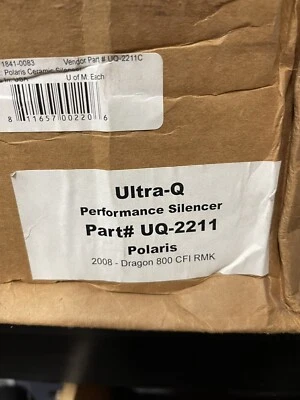 Skinz Ultra-Q Silencer Polaris Dragon CFI/800 IQ/Dragon SP Switchback/Dragon New - Image 1 of 2