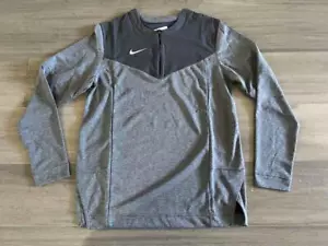 NUEVO $80 NIKE 1/2 CREMALLERA FÚTBOL ENTRENADOR JERSEY GOLF TOP GRIS DJ5131-060 MEDIANO - Imagen 1 de 5
