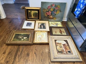 Pinturas abstractas al óleo bodegones Harold Frank Maria Del Carmen Calvo Perry Wow - Imagen 1 de 22