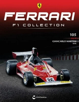 NEW IXO 1:43 F1 FERRARI 312 T - Giancarlo Martini 1975 +Magazine no Minichamps - Immagine 1 di 3