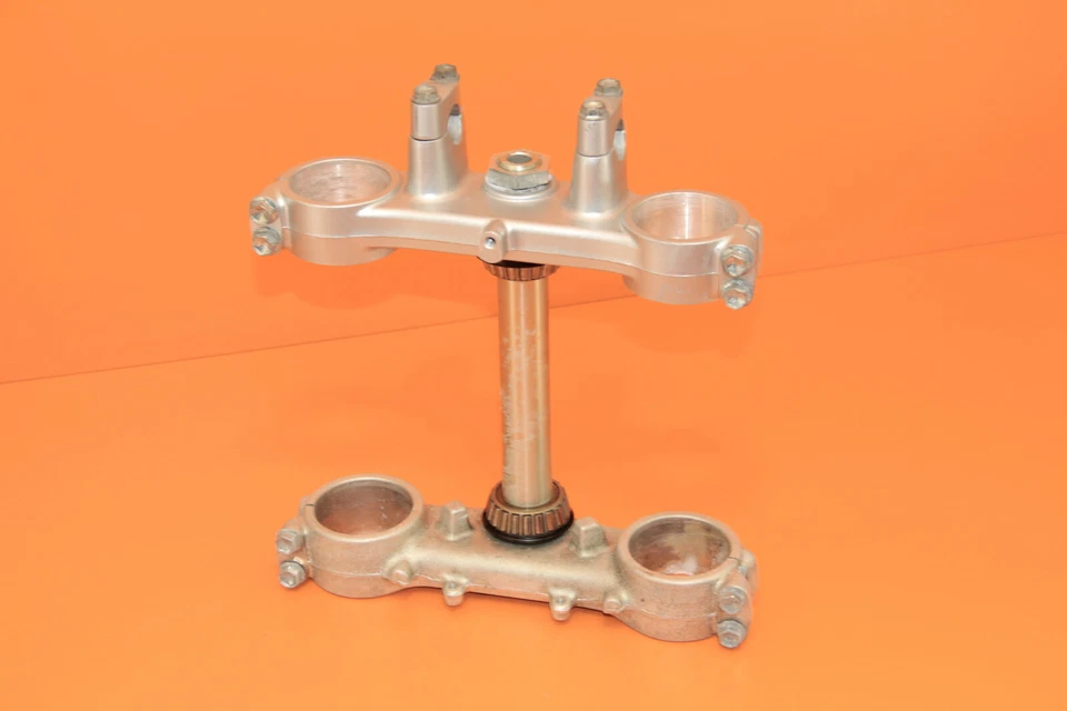 98-00 KX125 KX 125 1999 genuino triple árbol abrazadera vástago de dirección horquilla soporte Foto 1 de 4