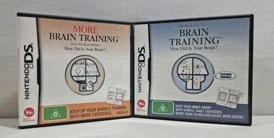 Dr Kawashima's Brain Training & MORE Brain Training Nintendo DS GAMES MANUAL EUC - Image 1 of 4
