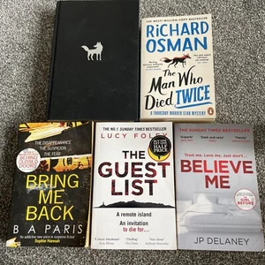 Crime Thriller Books Bundle X 5 Paperbacks Suspense Fiction Mixed Authors #24 - Picture 1 of 14