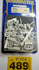 Warmaster Warhammer Undead Tomb Kings metal Undead Skeleton ChariotsY489 - Picture 1 of 3