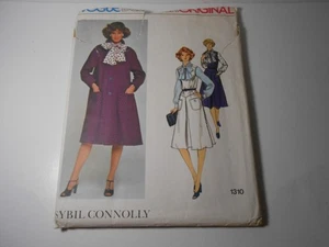VTG Vogue Designer Original Sybil Connolly Sewing Pattern 1310 Size 10 UNCUT - Picture 1 of 2