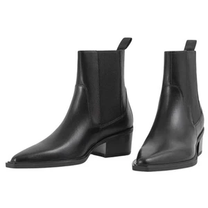 Vagabond Womens Kelsey Chelsea Booties EU 39 US 9 M Black Leather NIB - Picture 1 of 12
