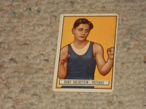 1951 Rubin Goldstein Ringseite Boxkarte #46 - Schiedsrichter!!! - Bild 1 von 2