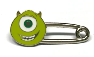 2015 Hongkong Disneyland Mike Wazowski Sicherheitsnadel gebraucht - Bild 1 von 2