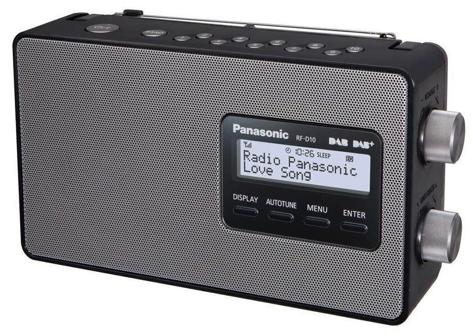Radio Panasonic RF-D10EG-K Tragbares DAB-Radio - Bild 1 von 1