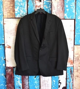 Men's Izod Men's Classic-Fit Suit Jackets Long Sleeve 48L Black - Picture 1 of 14