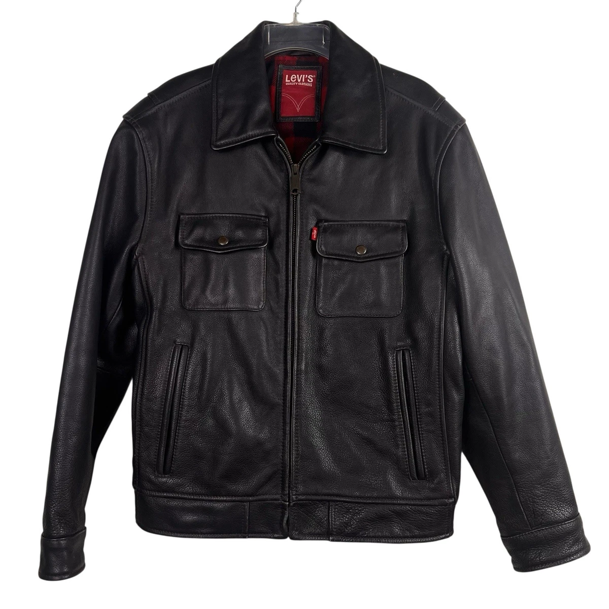 Levi's Black Leather Outer Shell Coats, Jackets & Vests for Men