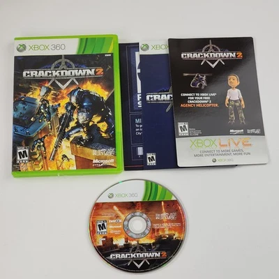 Crackdown 2 (Microsoft Xbox 360, 2010) Mint LN Complete Game Tested Co-Op  - Image 1 of 4