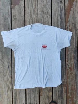 VTG Pharmaceutical Lederle Injectables T-Shirt XL Screen Stars Tissue Thin READ - Image 1 of 4