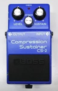 BOSS CS-2 Compression Sustainer Guitar Effects Pedal MIJ 1985 #510 DHL or EMS - Picture 1 of 12
