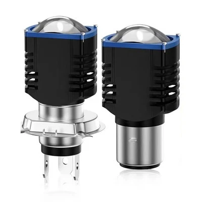 LED Motorcycle Spotlight H4 H6 BA20D for Improved Nighttime Road Lighting - Image 1 of 4