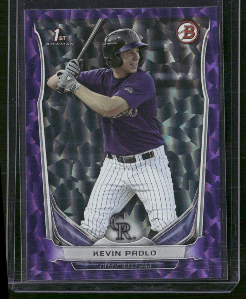 2014 Bowman Draft #DP123 Kevin Padlo Purple Ice #/99 - Image 1 of 2