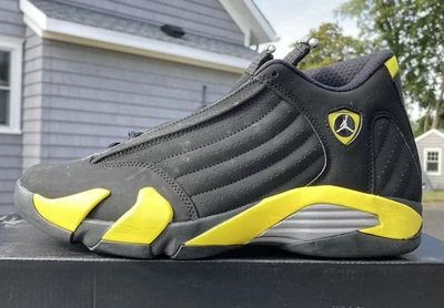 Air Jordan XIV 14 Thunder 2014 talla: 11,5 487471-070 Foto 1 de 4