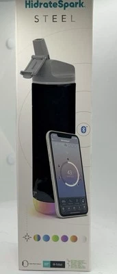 HIDRATE SPARK Smart Water Bottle Stainless Steel 21 oz NEW IN BOX Insulated