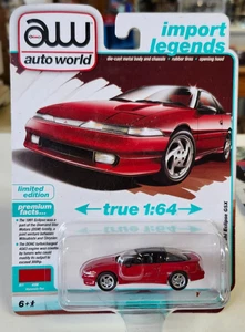 Auto World Import Legends R1 versión A #4 1991 Mitsubishi Eclipse GSX en rojo - Imagen 1 de 5