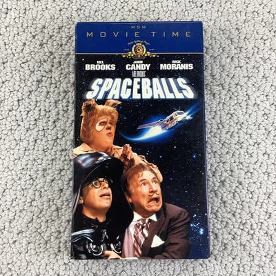 Spaceballs VHS Tape MGM Movie Time Mel Brooks John Candy Rick Moranis Comedy Foto 1 de 3