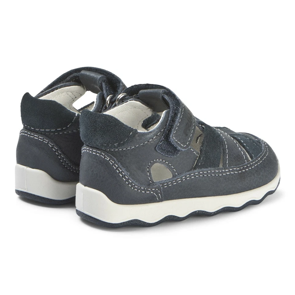  Sandalias Primigi Punta Cerrada Azul Marino y Azul Talla 22 Hechas en Italia Foto 1 de 4