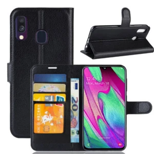 HPO Handy Tasche für Samsung Galaxy A20e SM-A202 Schutz Hülle Buch Klapp Case - Bild 1 von 5