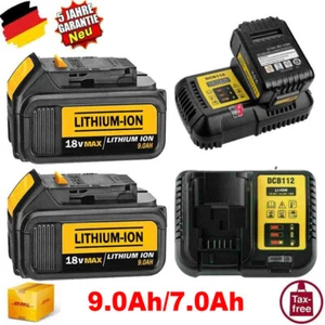 9AH DCB184 18V Para DeWalt XR Litio DCB185 Batería de Repuesto DCB182 / DCB112 Cargador - Imagen 1 de 39