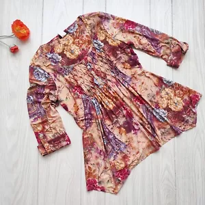 Blusa vintage Y2k floral grunge top elástico cocomo hada caprichosa M - Imagen 1 de 15