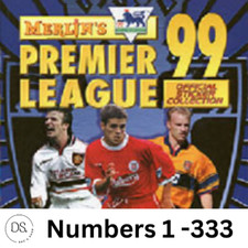 Merlins Premier League 1999 -  Football Stickers 1 to 333 -  Save with Multi Buy