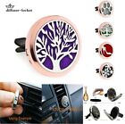30mm Rose Gold Aromatherapy Essential Oil Diffuser Car Vent Clip Air Freshener