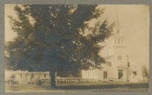 A church, église à identifier, Vintage albumen print c.1885 - 12x20 - Picture 1 of 2