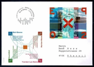 SE65 SWITZERLAND 2002 Five FDC's Exhibition Expo 02 - Picture 1 of 5