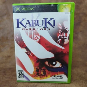 Kabuki Warriors (Microsoft Xbox 2001) CIB Manual Karate Lucha Ninja Juego  - Imagen 1 de 4