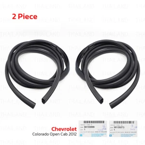 Pair Door Rubber Weatherstrip Seal For Chevrolet Colorado Extra Cab 2012 - 2020 - Picture 1 of 9