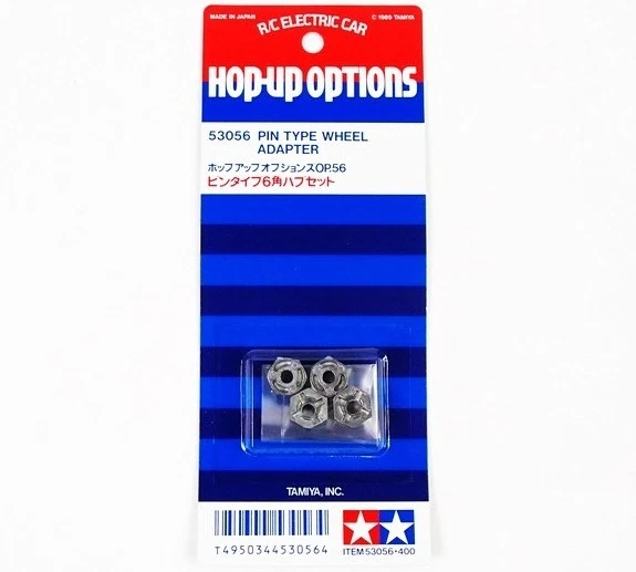 Tamiya 53056 RC Car Pin Type Wheel Adapter Set (TA02/TL01/TT01/TT02/DT02/M05) - Image 1 of 1