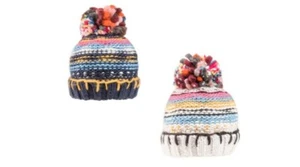 Ladies Winter Bobble Hat Knitted Ski Hats Women's Warm Country Hunting H001 - Picture 1 of 5