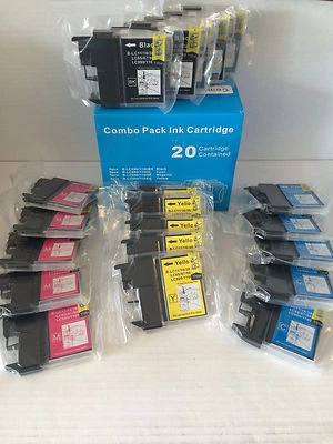 20 Patronen kompatibel für Brother MFC6490CW MFC6690CW DCP-145c DCP165C DCP-195c - Bild 1 von 4