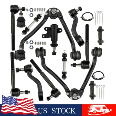 15pc Front Upper Control Arms Suspension Kit for Chevy GMC C2500 C3500 Suburban - Изображение 1 из 4