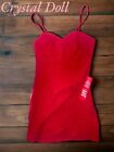 Little Red Dress By Crystal Doll ~Size L
