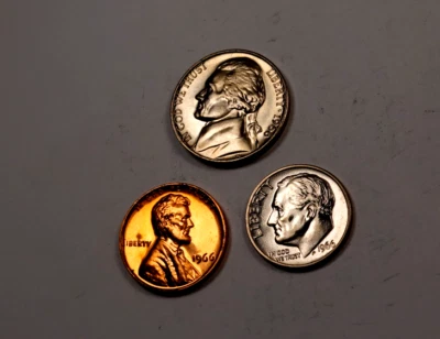 1966 Special Mint Set * 3 Coin Lot * Gem SMS * XL40 - Image 1 of 4