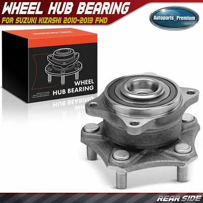 Conjunto de buje de cojinete de rueda trasero derecho/derecho con ABS para Suzuki Kizashi 2010-2013 tracción delantera Foto 1 de 4