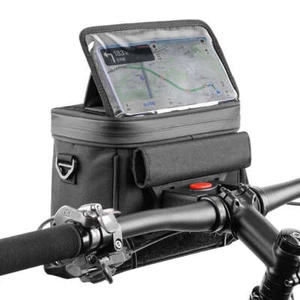 Bicycle Front Handlebar Bag Phone Holder Waterproof Touch Screen Large Capacity - Picture 1 of 14