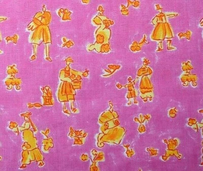 Vintage Cotton CONCORD FABRIC "FIERA" Pilgrim Pamela Ferrari Designer by yard - Image 1 of 4