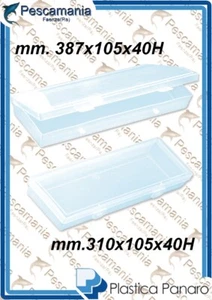 scatola porta oggetti Plastica Panaro mm 387x105x40h con 2 ganci di chiusura - Imagen 1 de 1