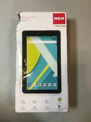 RCA Aura 7 7" Tablet - 16 GB, Black (Damaged) - Image 1 of 4