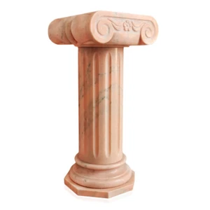 Klassische Säule mit rosa Marmorkapitell Portugal Rose Marble Column H 75 - Bild 1 von 1
