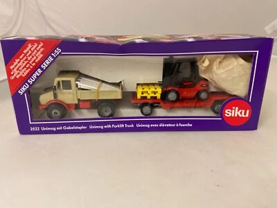 SIKU 2522 Unimog Mit Gabelstapler & Forklift Truck Scale 1:55 - Image 1 of 4