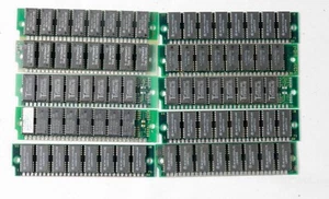 4x 1MB 30-Pin 8-Chip 120ns or faster FPM Memory SIMMs Apple Dell Clone tested - Picture 1 of 2