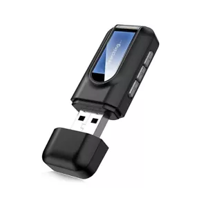 Bluetooth 5.0 Transmitter Receiver 4 IN 1 Wireless Audio 3.5mm USB Aux Adapter - Picture 1 of 16