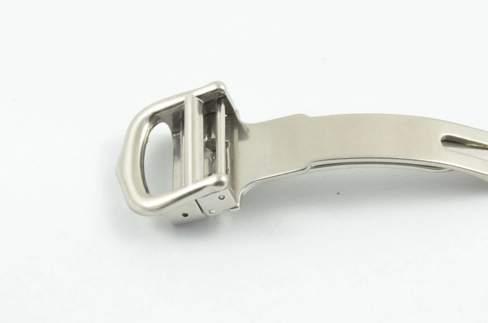 Cartier Leather Bracelet Folding Clasp 16MM Steel Deployment Clasp - Image 1 of 3